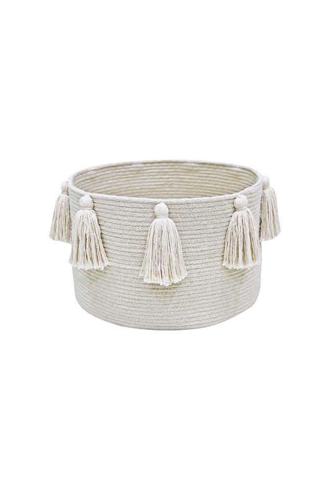 Tassels Basket- Natural