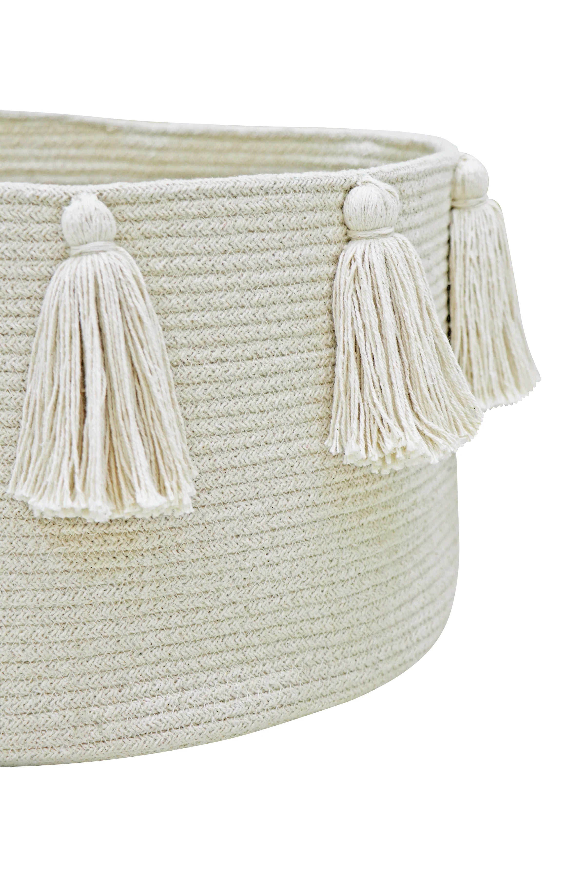 Tassels Basket- Natural