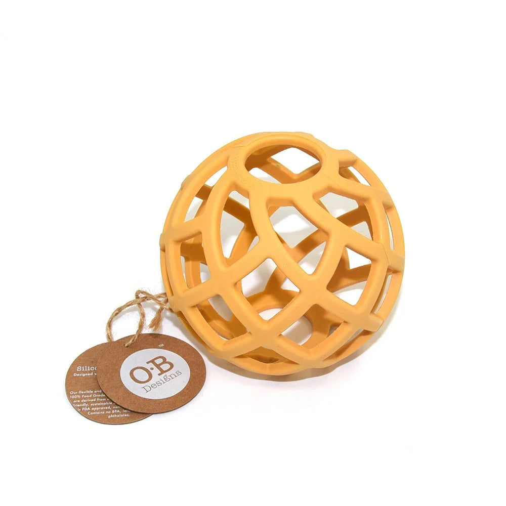 Eco-Friendly Teether Ball- Turmeric