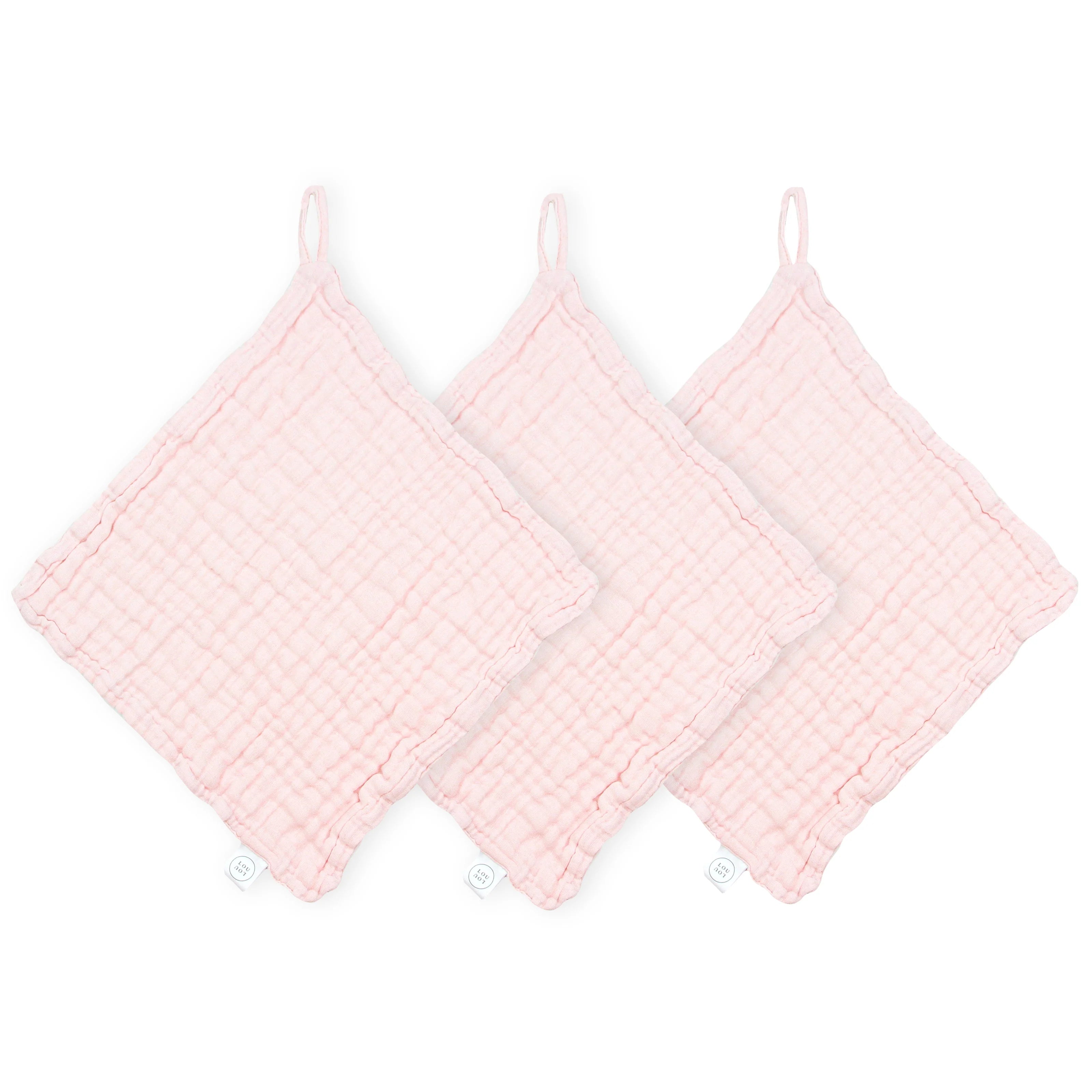 Washcloth 3 Pack- Blush