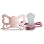 FRIGG Butterfly Anatomical Silicone Pacifier 2-Pack