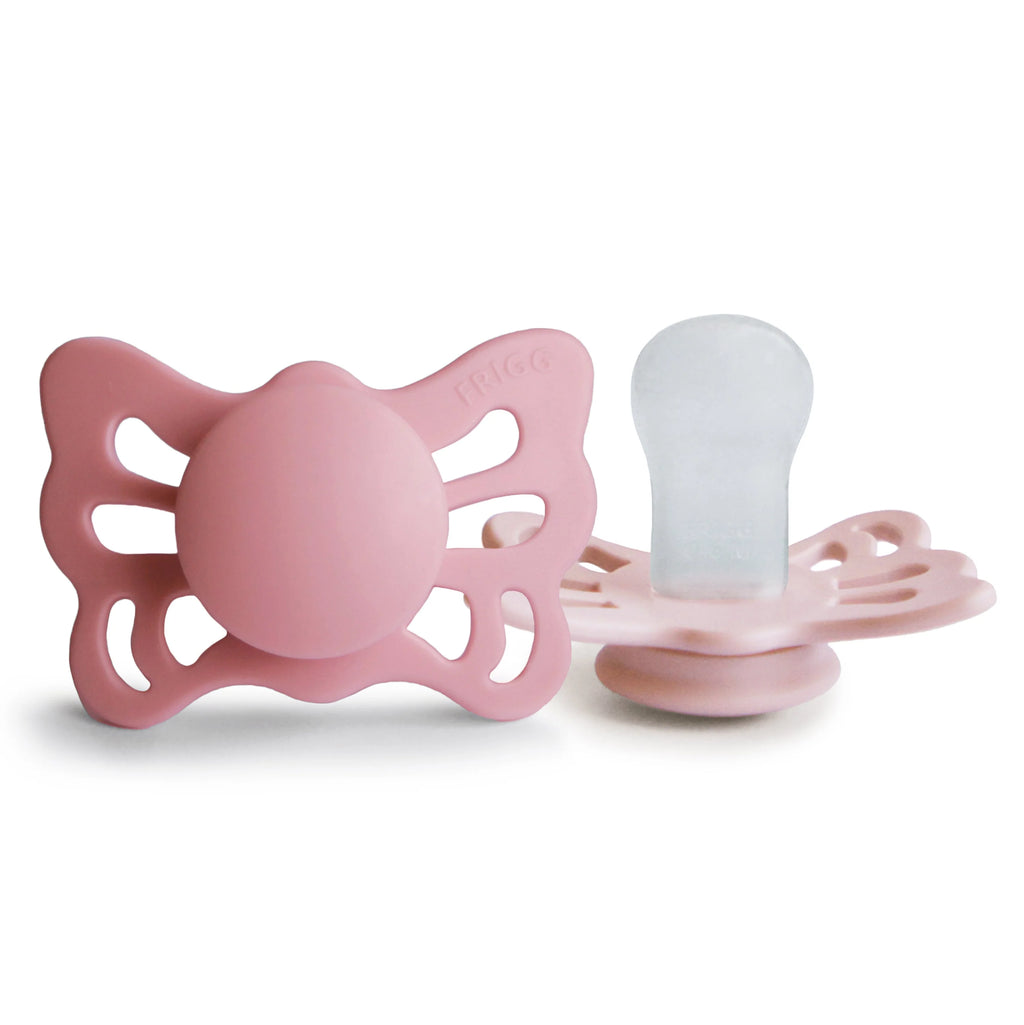 FRIGG Butterfly Anatomical Silicone Pacifier 2-Pack