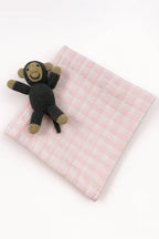 Gingham Check Baby Blanket - Pink & Blue