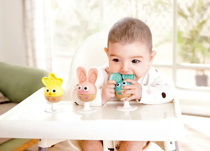 Cheery Critter Rattle Trio