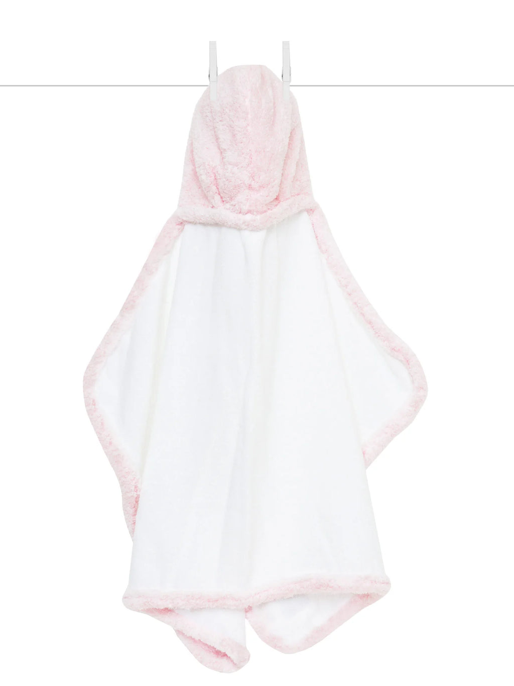 Chenille Hooded Towel- Pink