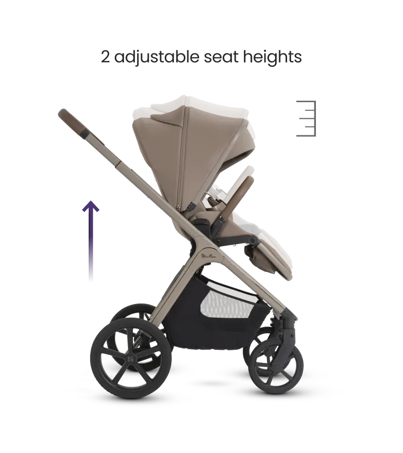 Silver Cross Cove 2 Full Size All Terrain Stroller- Free Shipping
