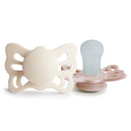 FRIGG Butterfly Anatomical Silicone Pacifier 2-Pack
