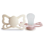 FRIGG Butterfly Anatomical Silicone Pacifier 2-Pack