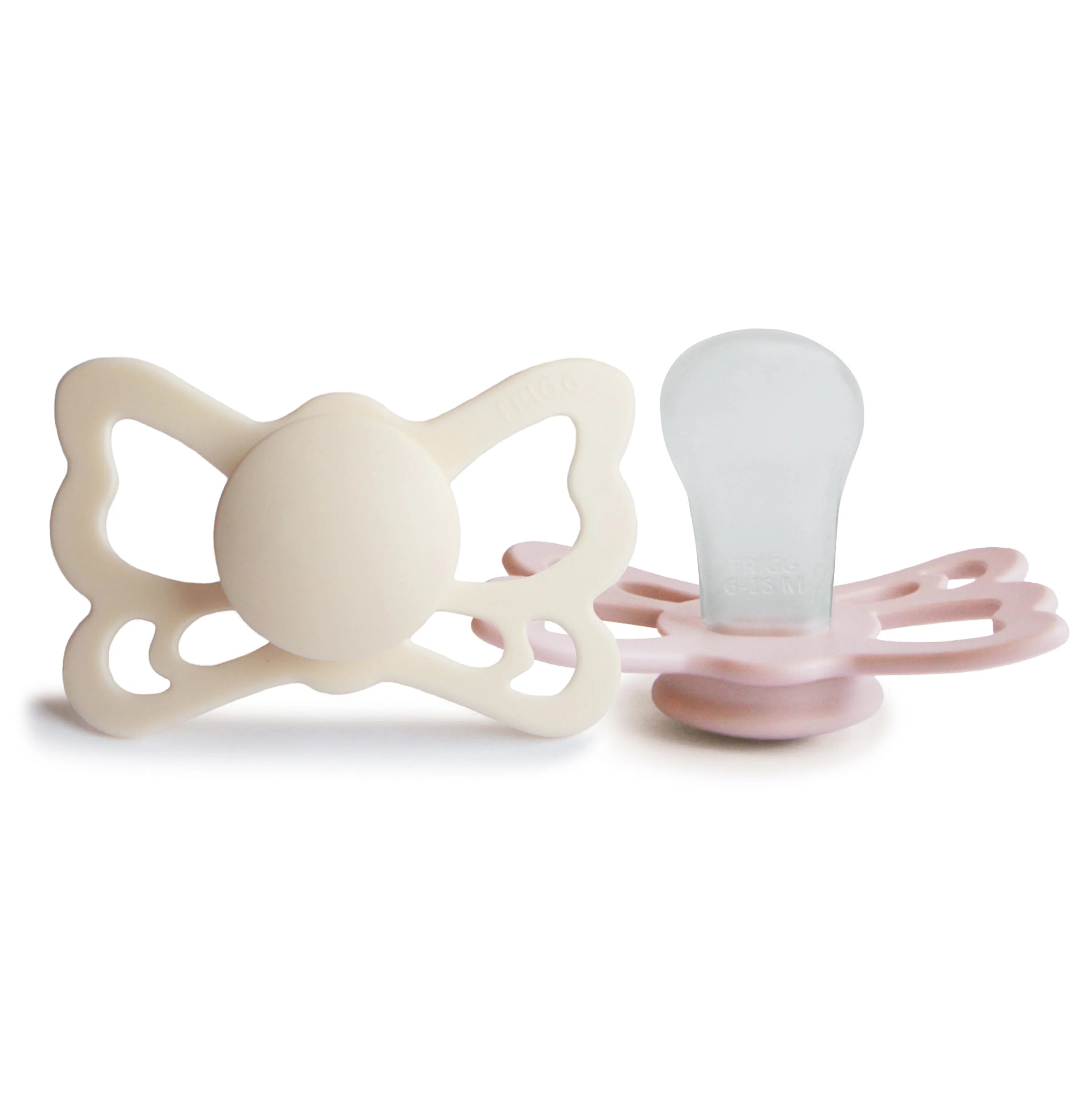FRIGG Butterfly Anatomical Silicone Pacifier 2-Pack