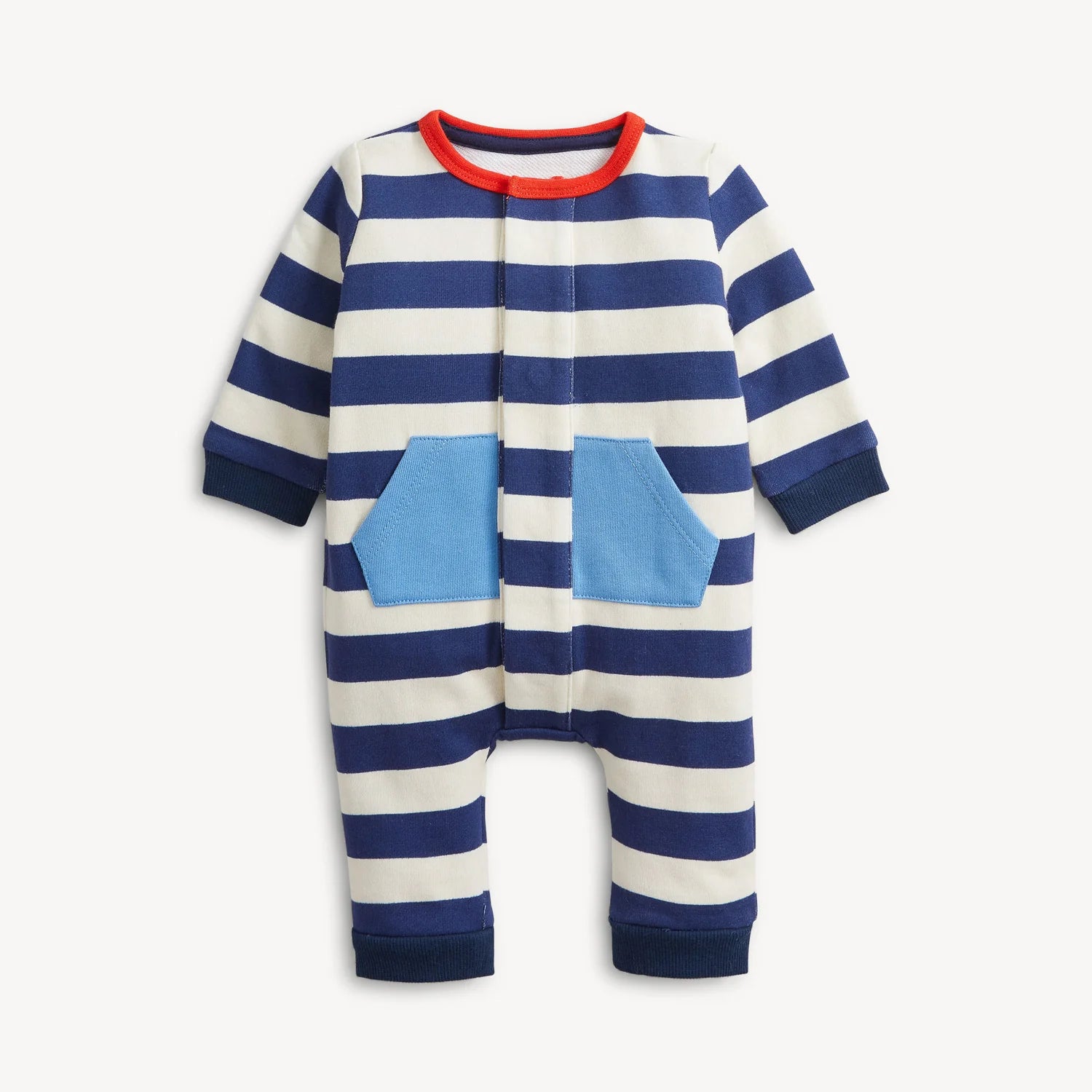 Navy Stripe French Terry