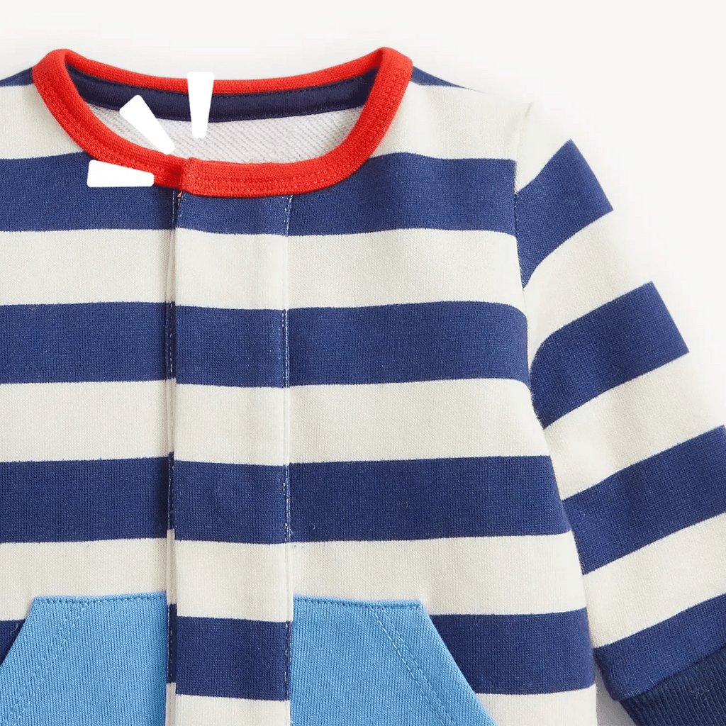 Navy Stripe French Terry