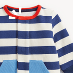 Navy Stripe French Terry