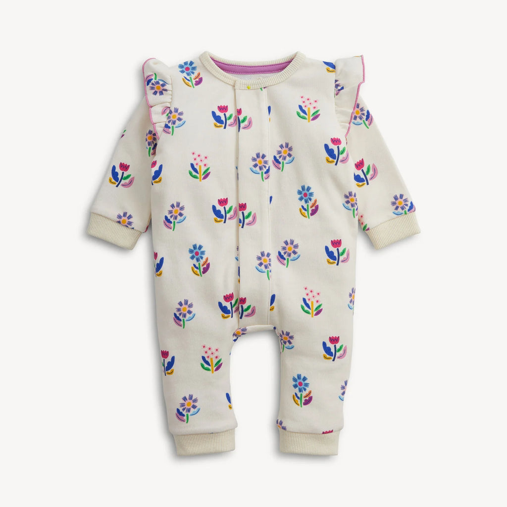 Floral Ivory French Terry Baby