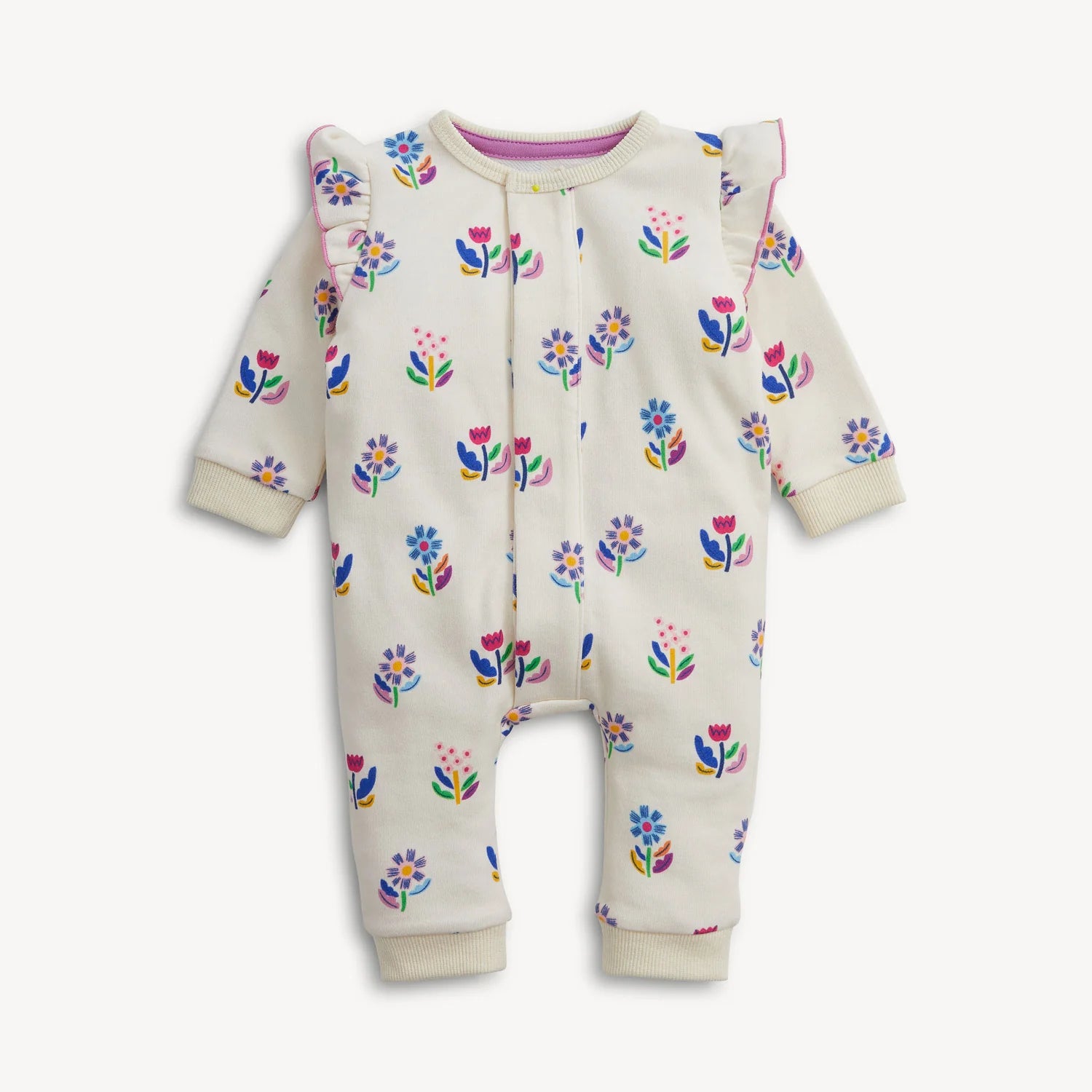 Floral Ivory French Terry Baby