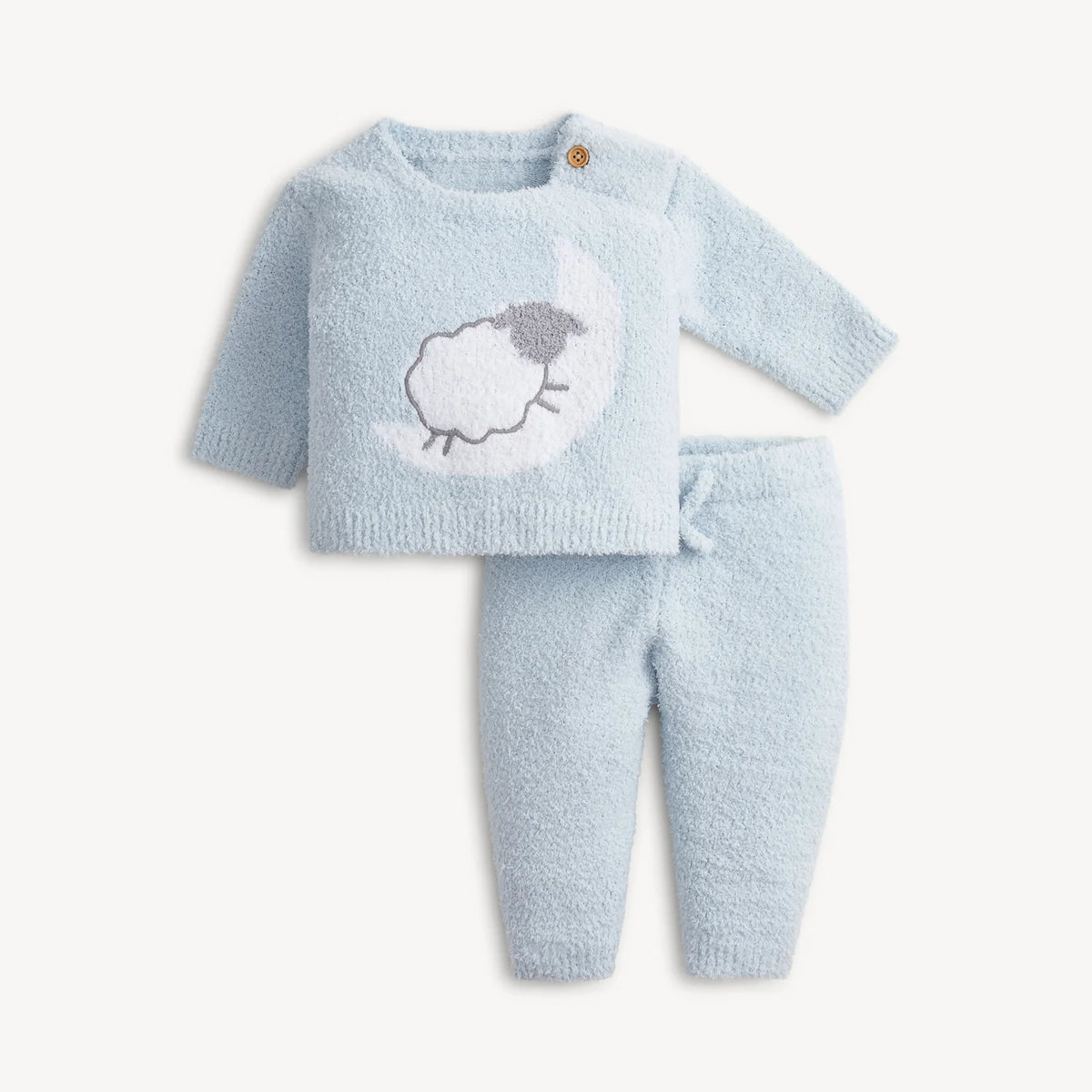 Chenille Blue Sheep Set