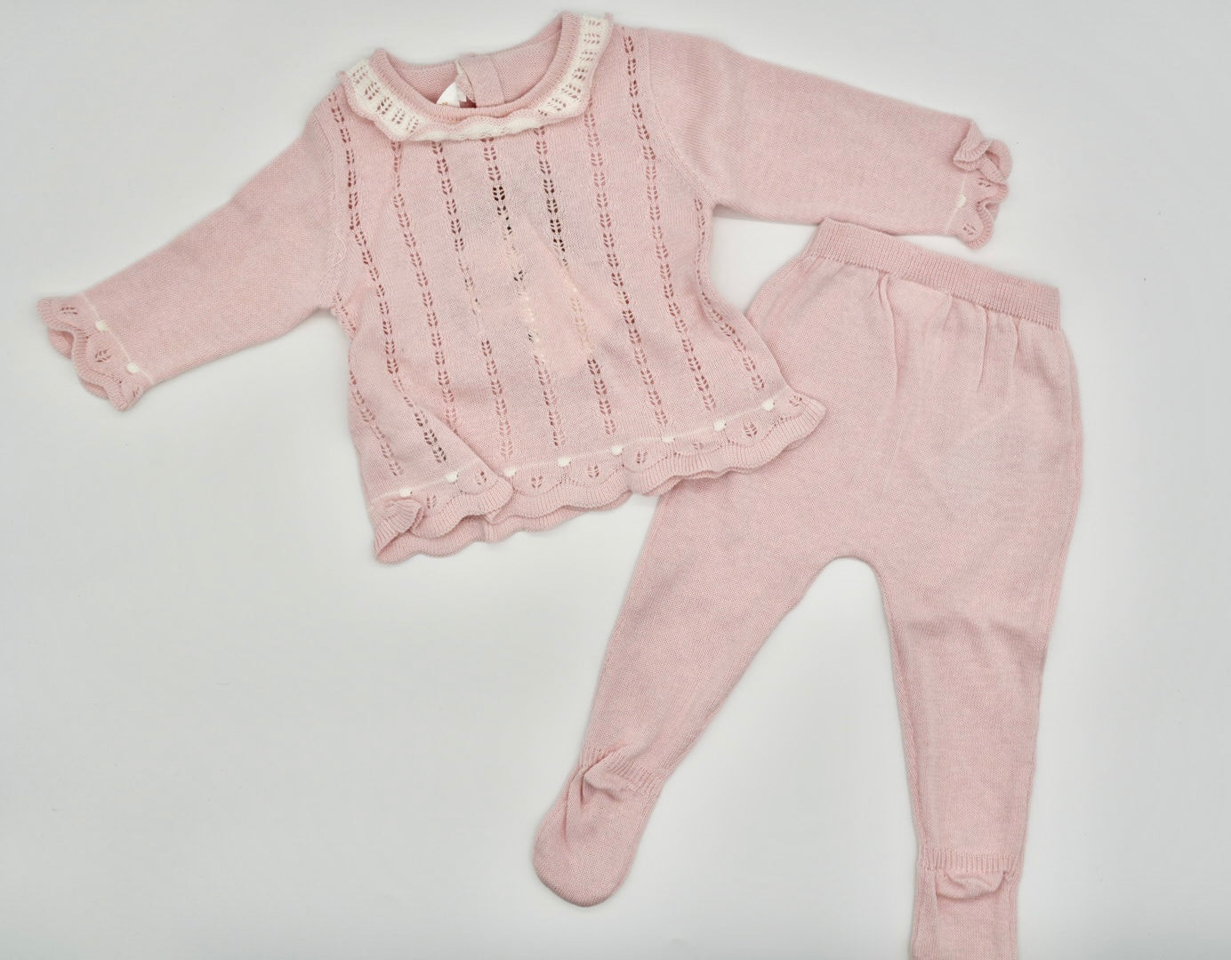Pink 2 Piece Knit Set