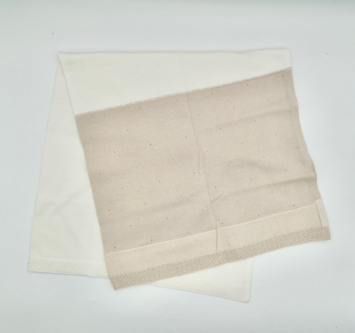 Knit Blanket- Neutral and Cream