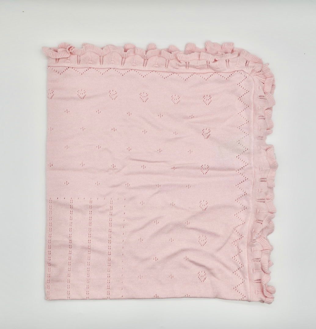Knit Blanket- Pink