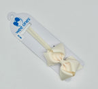 Extra Small Grosgrain Bow on Matching Skinny Nylon Band
