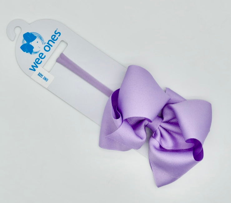 Mini King Grosgrain Bow on Baby Band