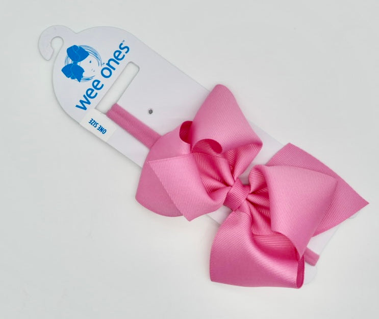Mini King Grosgrain Bow on Baby Band