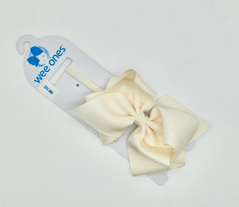 Mini King Grosgrain Bow on Baby Band