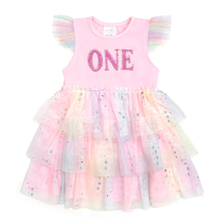 First Birthday Fairy Dust Tutu Dress