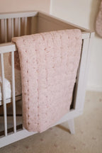 Quilted Chambray Blanket- Secret Garden
