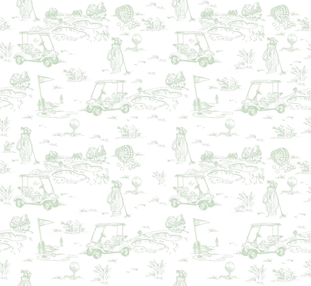 Fairway Toile Footie (Green)