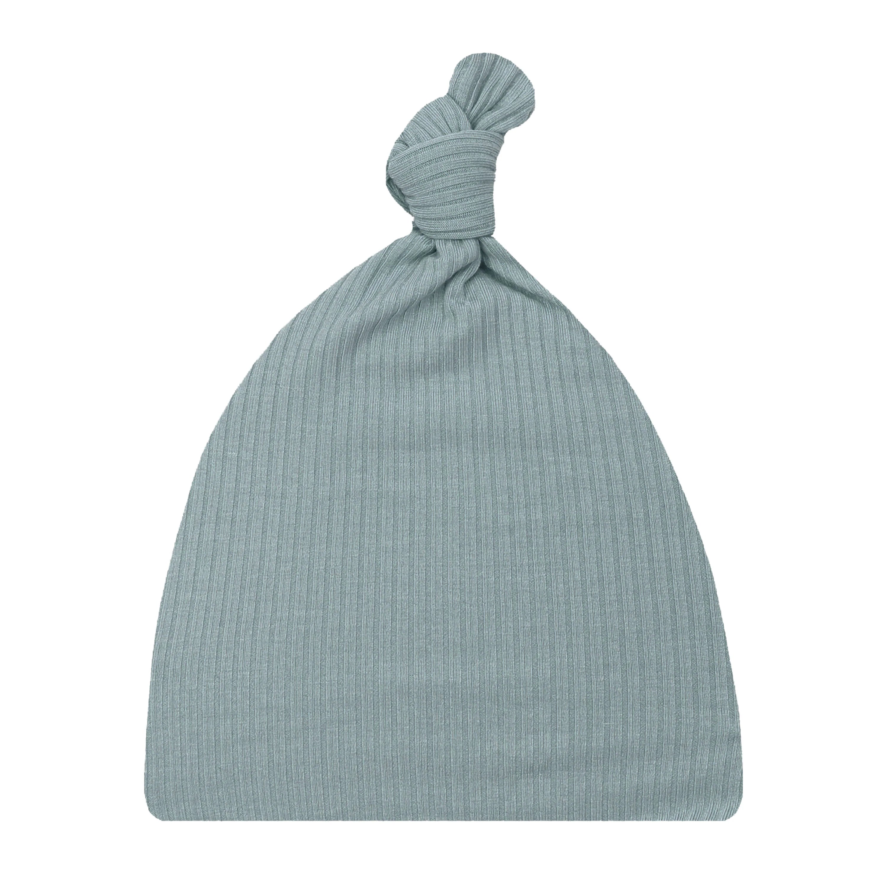 Ford Ribbed Top Knot Hat- NB-3 Months