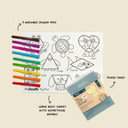 My First Shapes Coloring and Doodle Mat