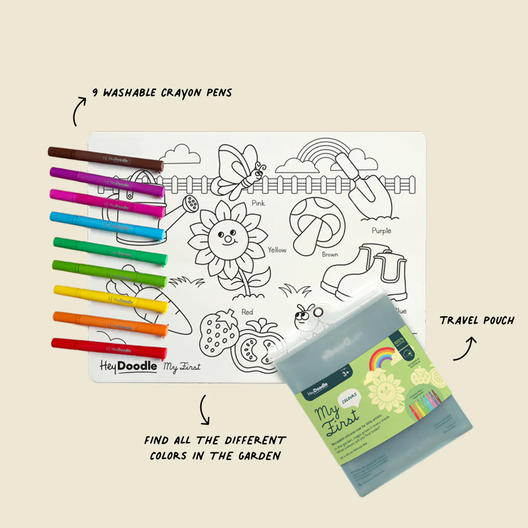 My First Colours Coloring and Doodle Mat