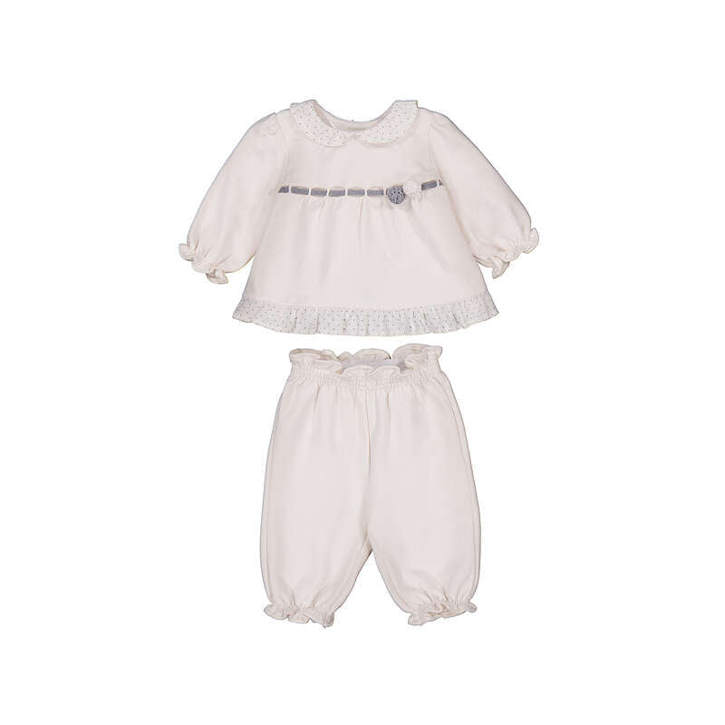 Bow Detail Top and Pant Set