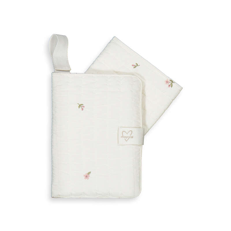 Floral Changing Pad Pouch