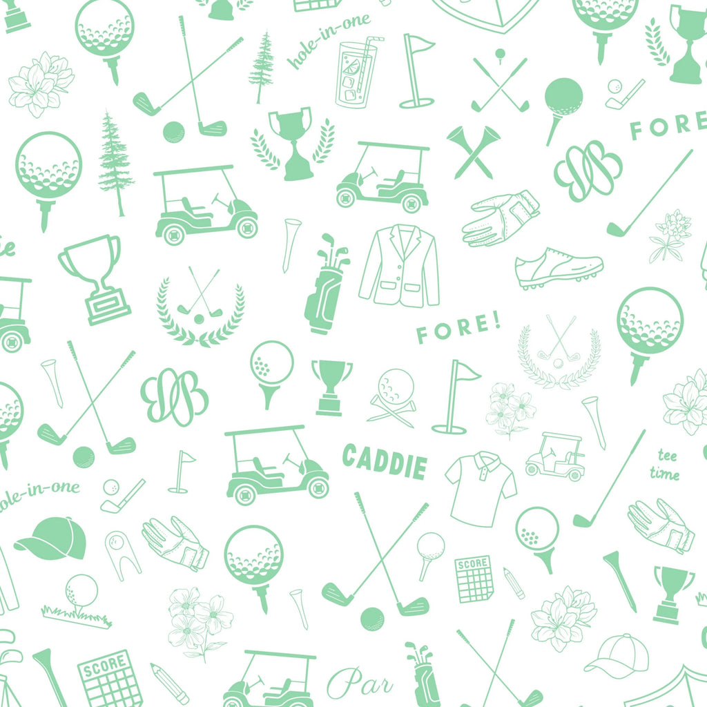 Golf Print Blanket