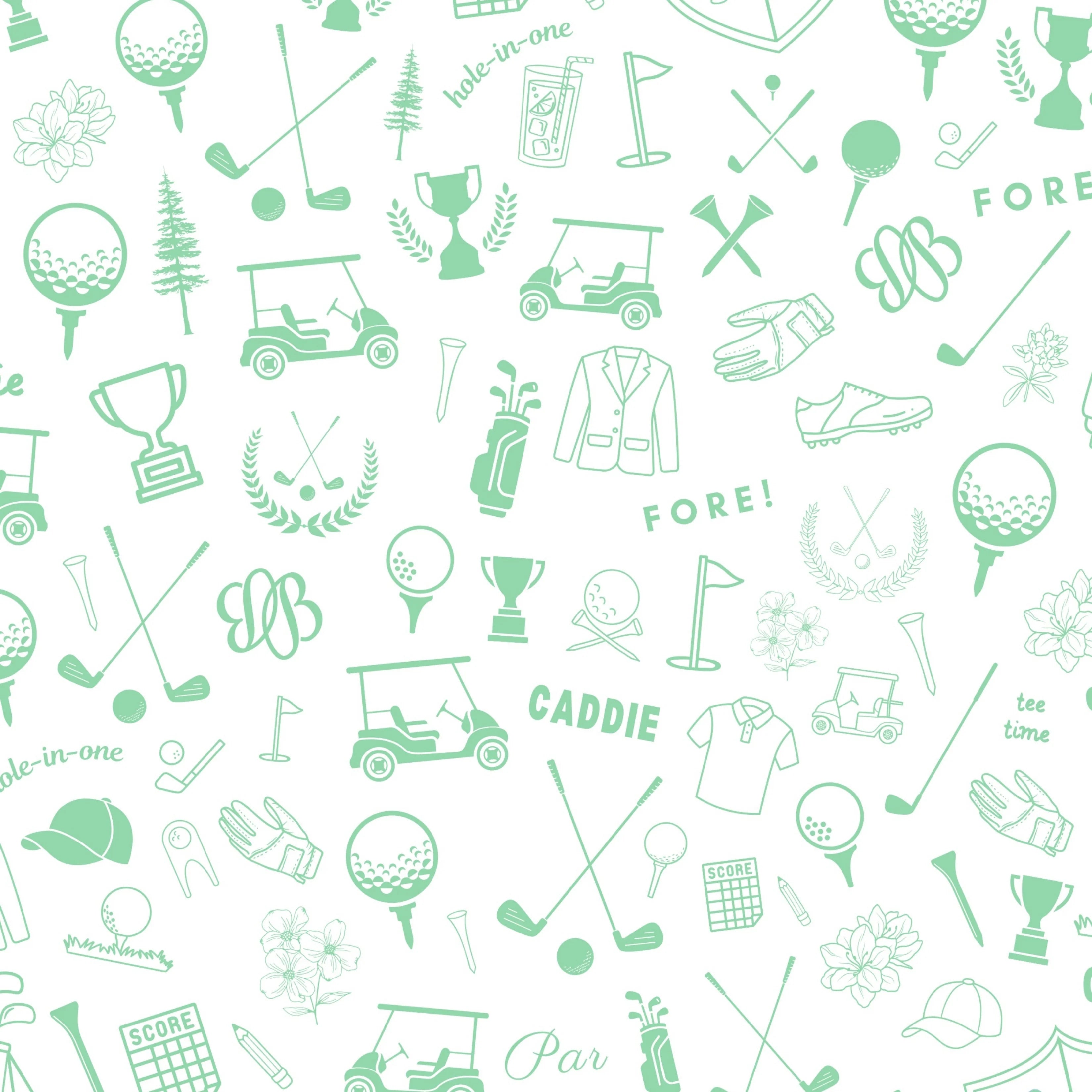 Golf Print Blanket