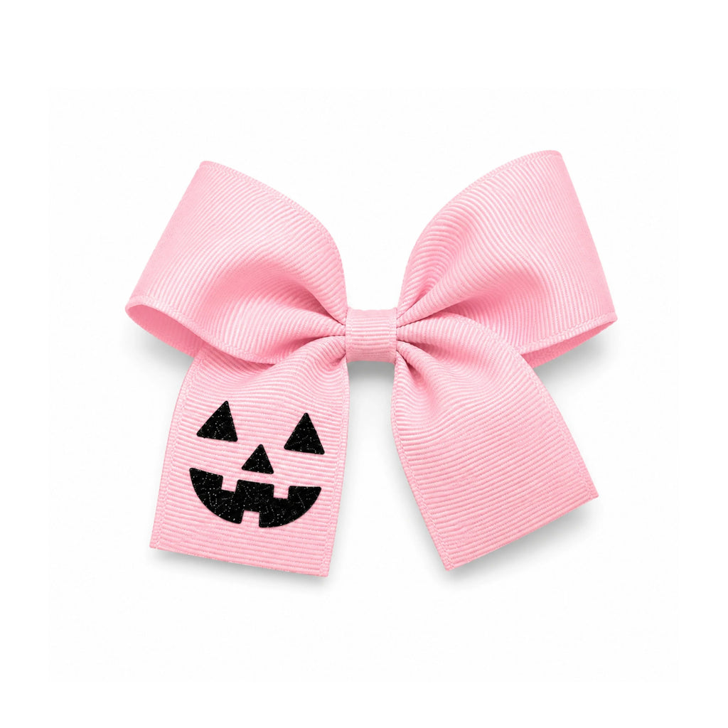 Jack-O-Lantern Hair Bow
