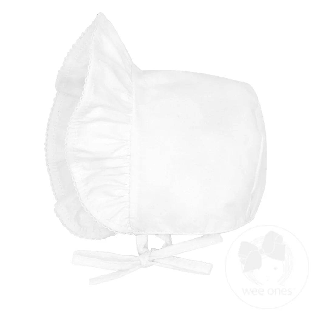 Moon Stitched Edge Bonnet