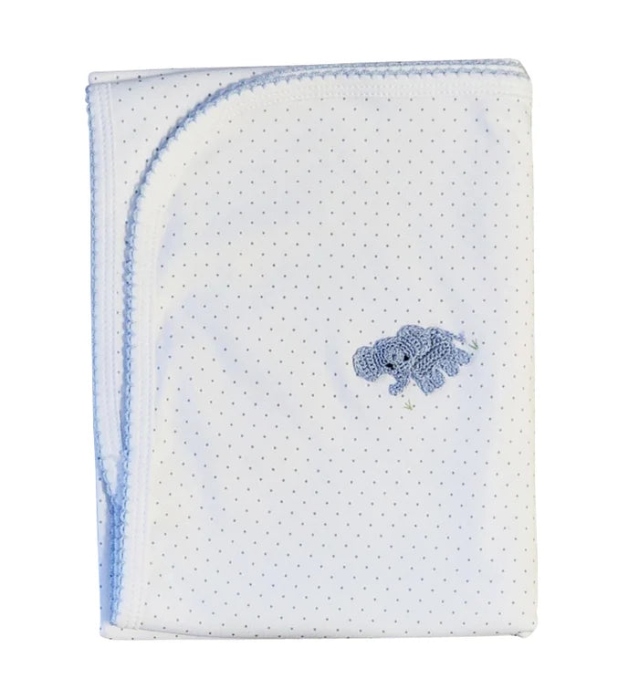 Elephant Pima Cotton Baby Blanket