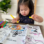 My First Counting Coloring and Doodle Mat