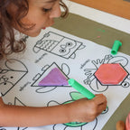 My First Shapes Coloring and Doodle Mat