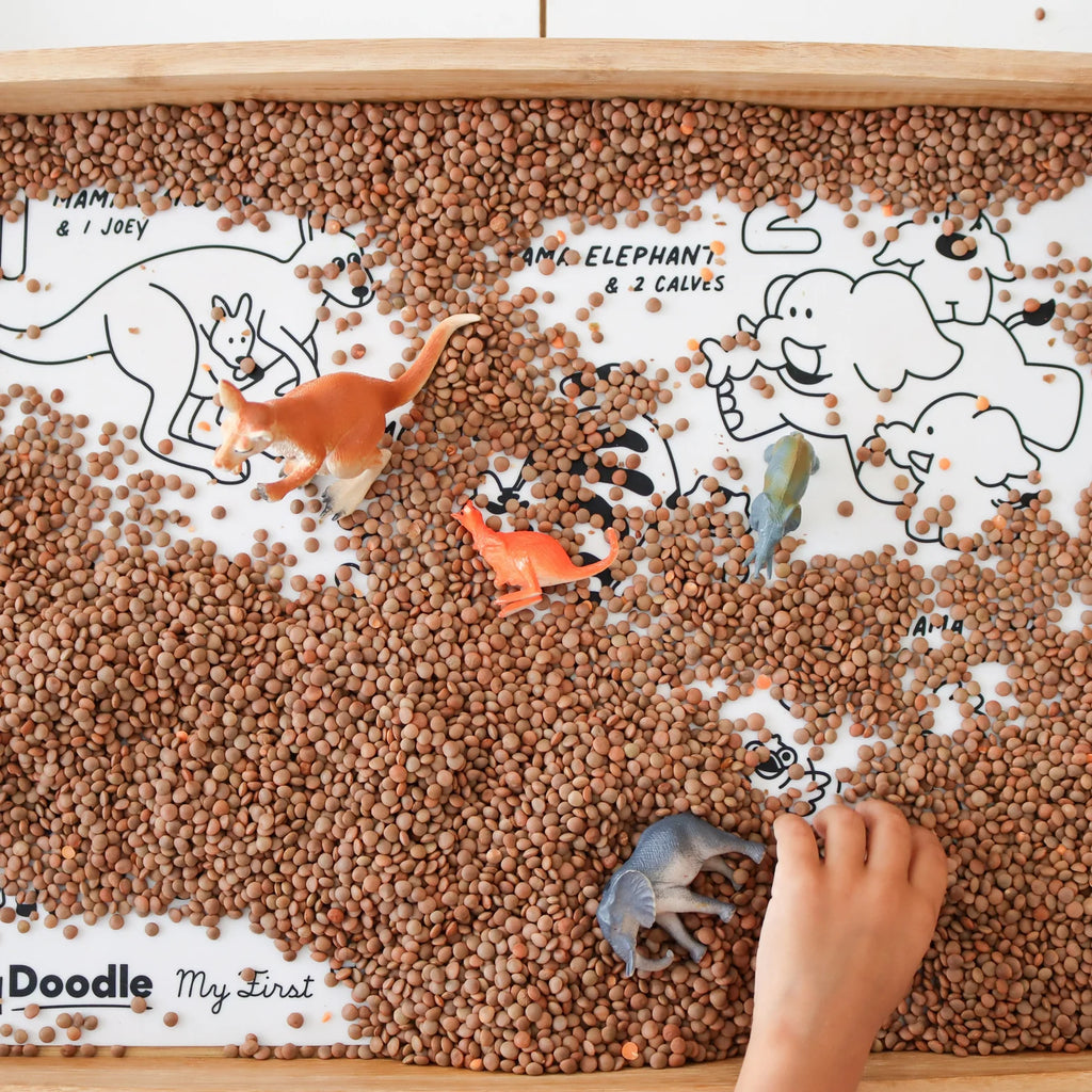 My First Counting Coloring and Doodle Mat
