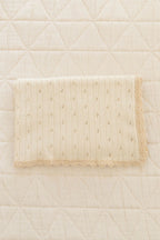 Knit Pointelle Blanket- Sugar