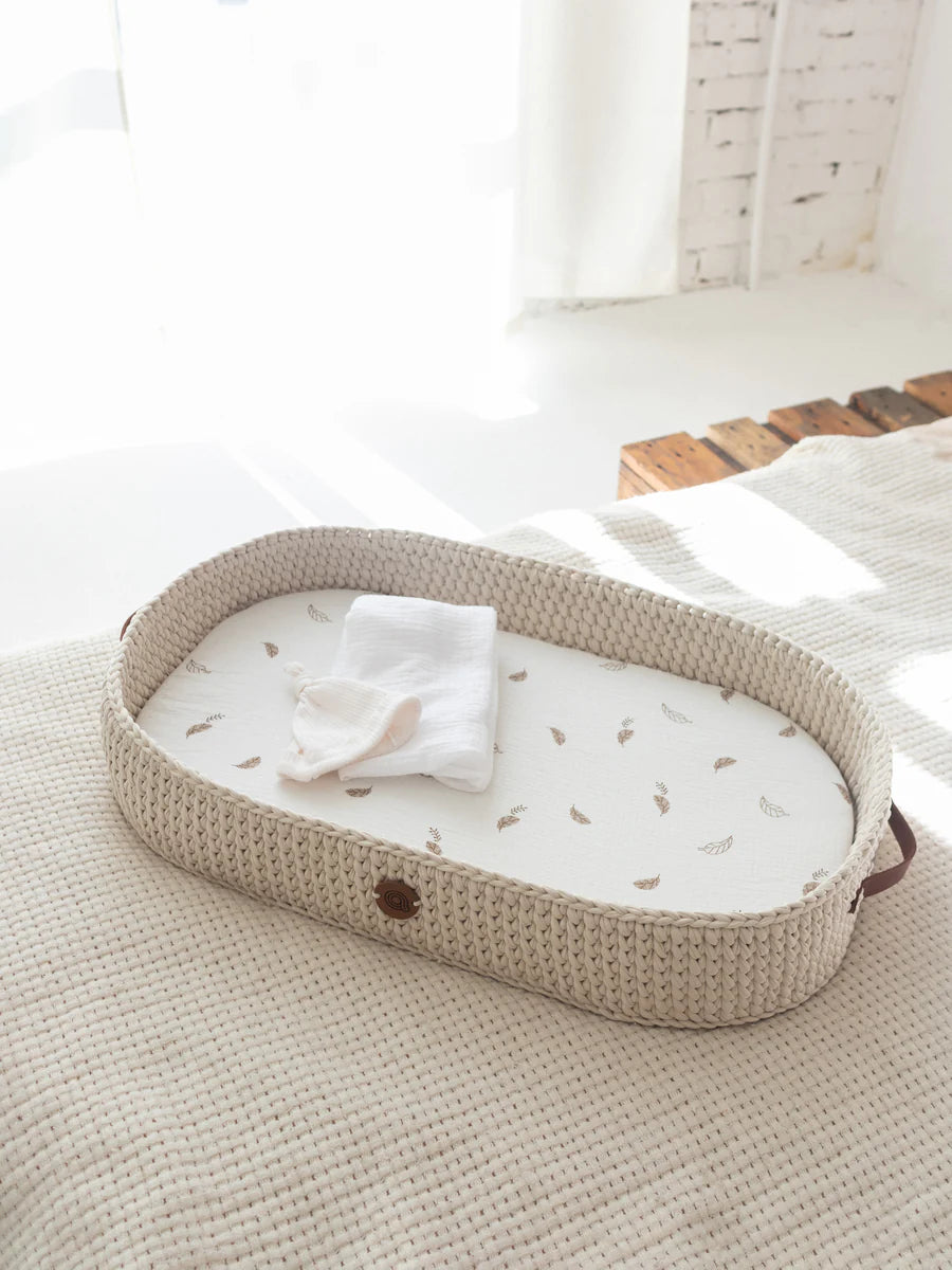 Baby Lounging and Changing Basket XL 3-in-1 Basket + Mattress