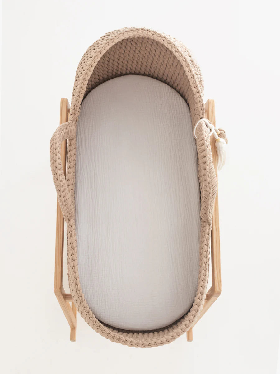 Muslin Moses Basket Fitted Sheets