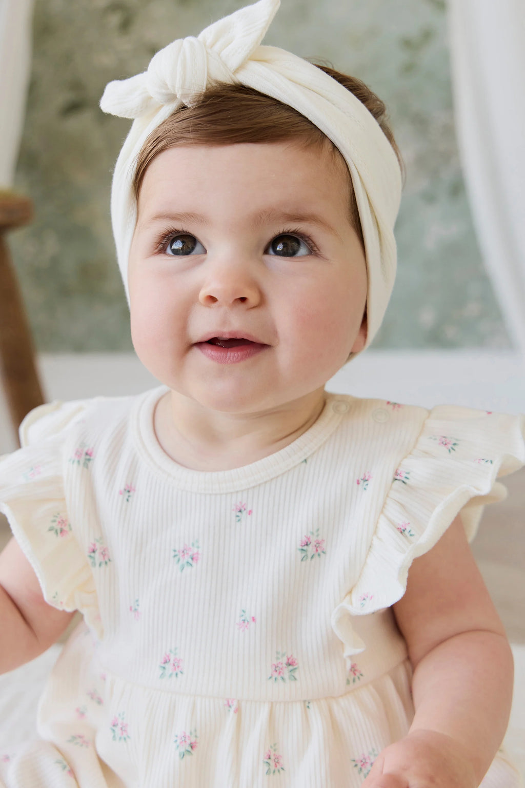 Organic Cotton Rib Elianna Playsuit - Emma Whisper