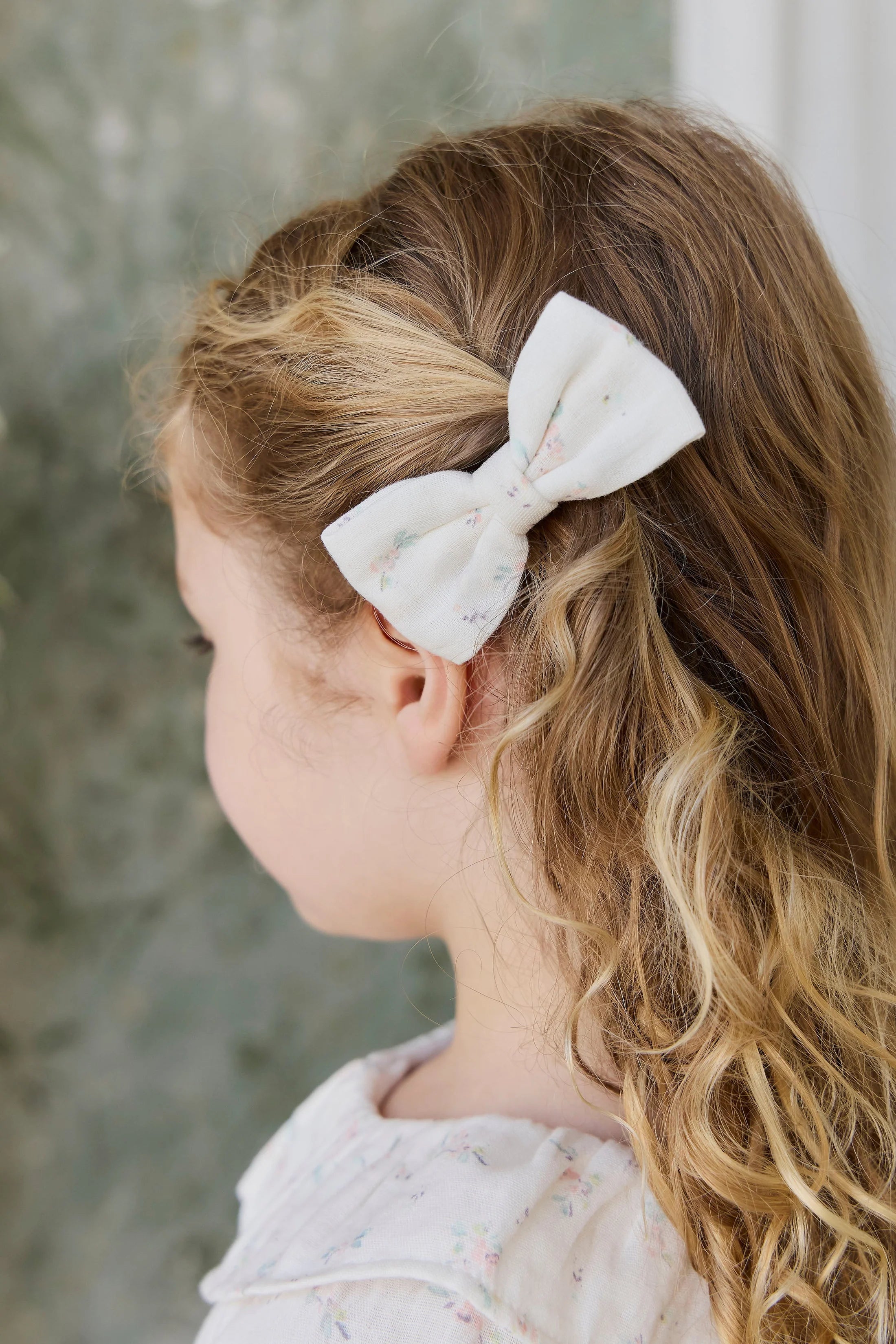 Organic Cotton Desiree Bow - Solange Snow