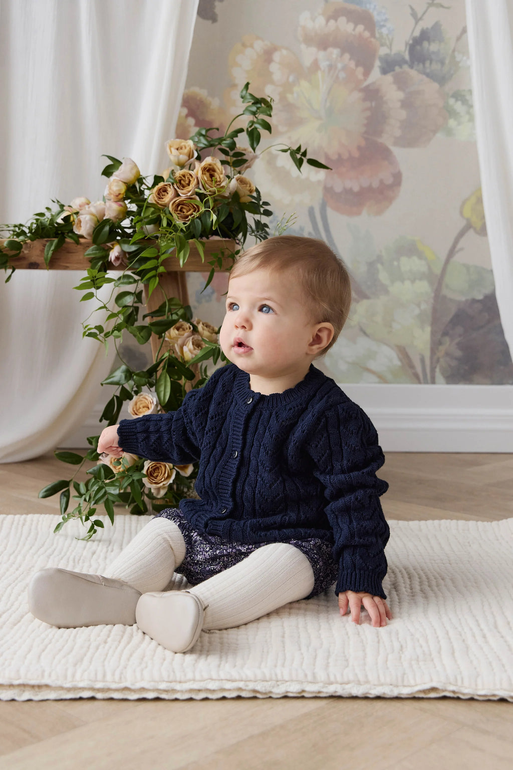 Arabella Knitted Cardigan- Starry Night