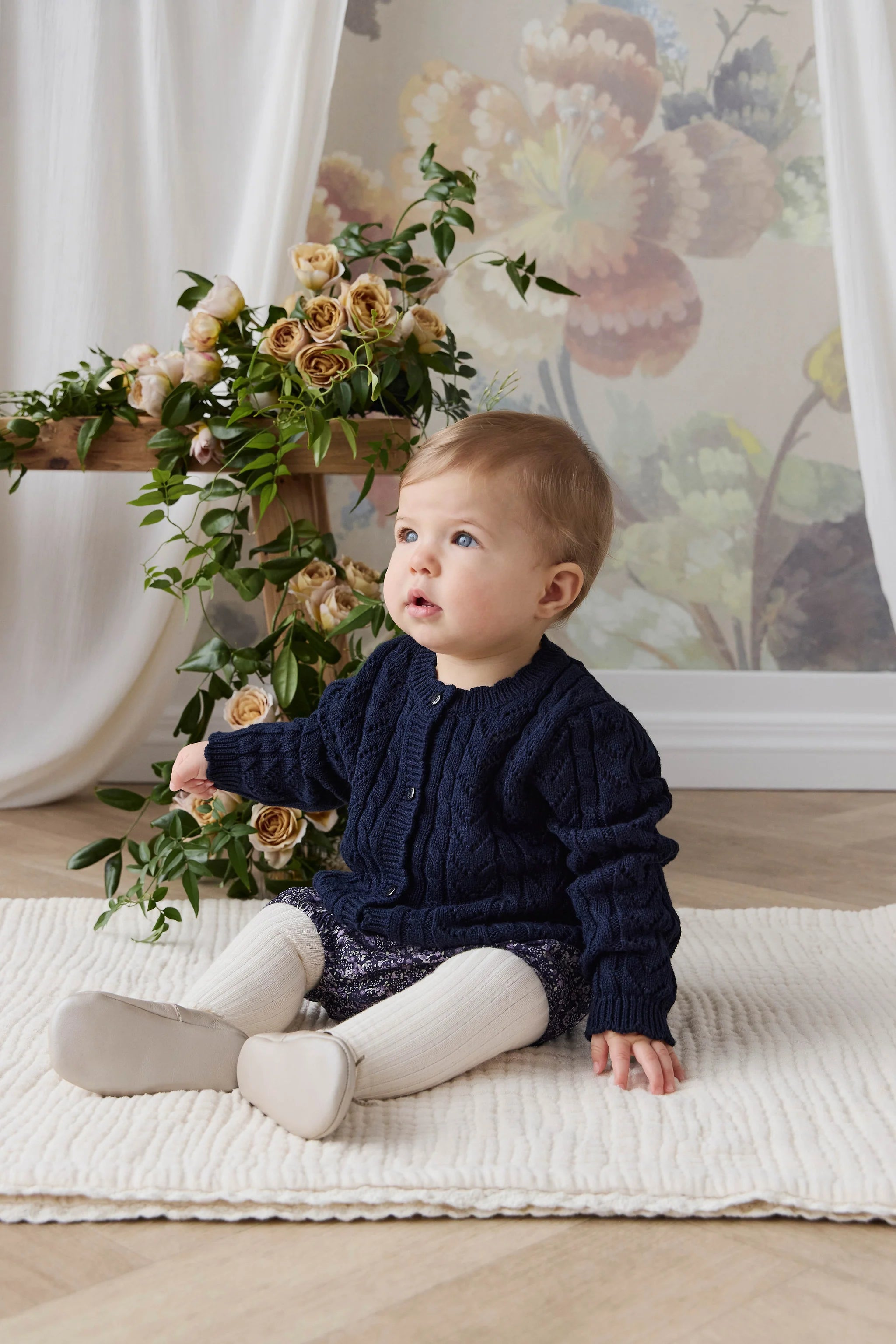 Arabella Knitted Cardigan- Starry Night