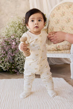 Organic Cotton Trey Onepiece- Playful Honey